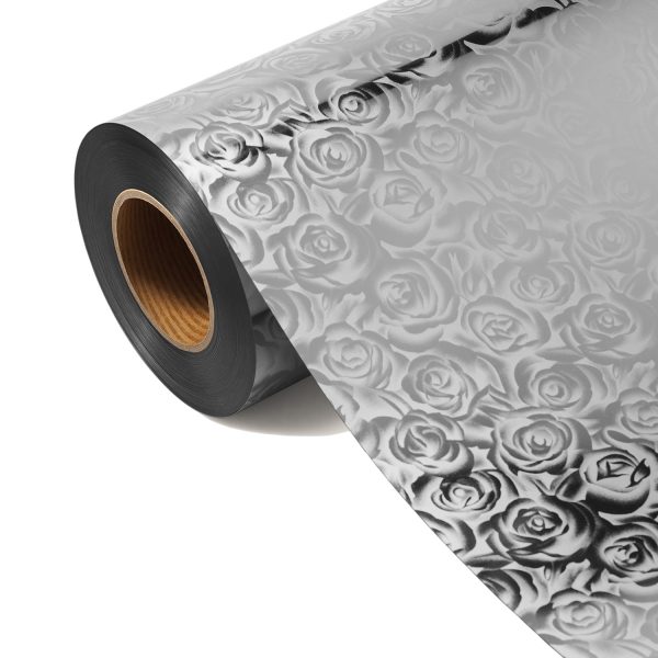 Folia SOFT FLEX FLRA 178 - ROSE PATTERNED SILVER