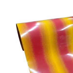 Folia MULTI FLOCK SSW 1817 - RED/ORANGE STRIPES