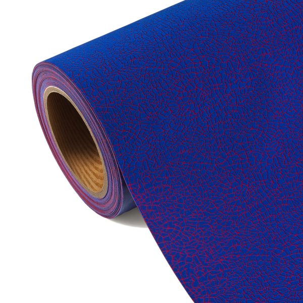 MULTI FLOCK MARBLE ROYAL BLUE/RED