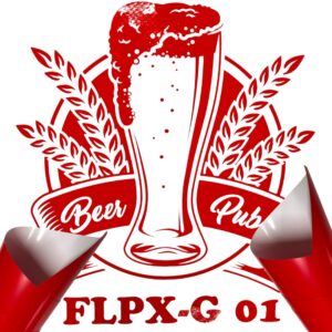 Folia PREMIUM FLEX POŁYSK FLPX-G 01 - RED