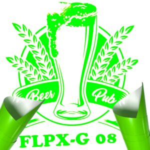 Folia PREMIUM FLEX POŁYSK FLPX-G 08 - NEON GREEN
