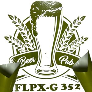 Folia PREMIUM FLEX POŁYSK FLPX-G 352 - KHAKI
