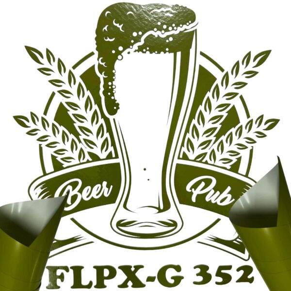 Folia PREMIUM FLEX POŁYSK FLPX-G 352 - KHAKI