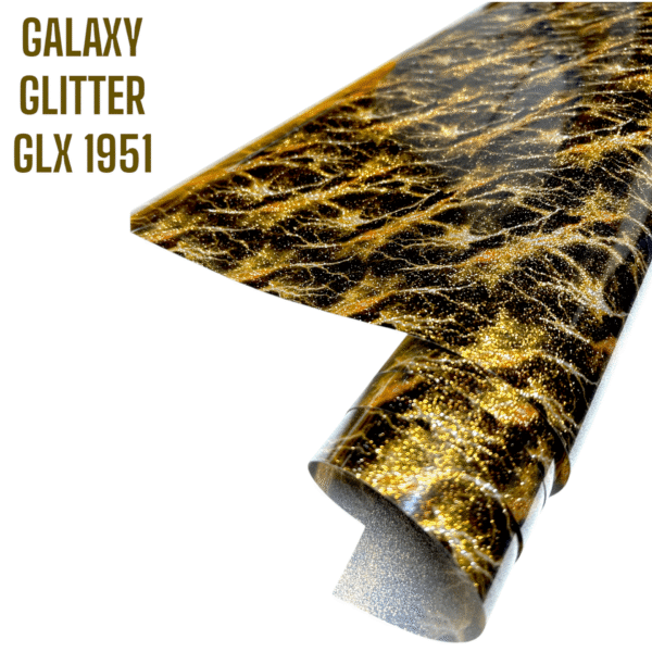 Folia GALAXY GLITTER GLX 1951 - GOLD LIGHTNING - obrazek 3