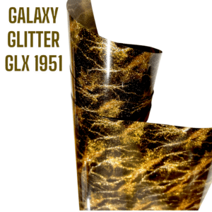 Folia GALAXY GLITTER GLX 1951 - GOLD LIGHTNING