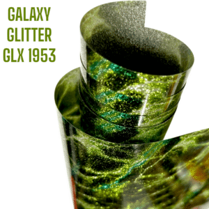 Folia GALAXY GLITTER GLX 1953 - GREEN LIGHTNING