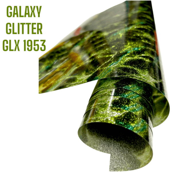 Folia GALAXY GLITTER GLX 1953 - GREEN LIGHTNING - obrazek 2