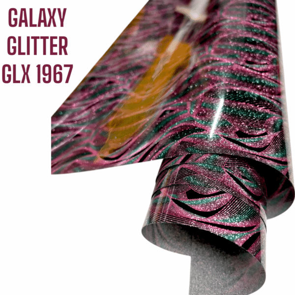 Folia GALAXY GLITTER GLX 1967 - PINK WAVE - obrazek 2