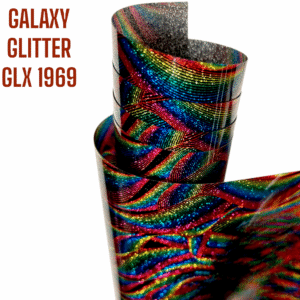 Folia GALAXY GLITTER GLX 1969 - HOT PINK WAVE
