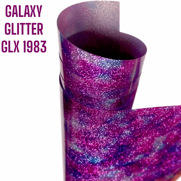 Folia GALAXY GLITTER GLX 1983 - PURPLE CAMO