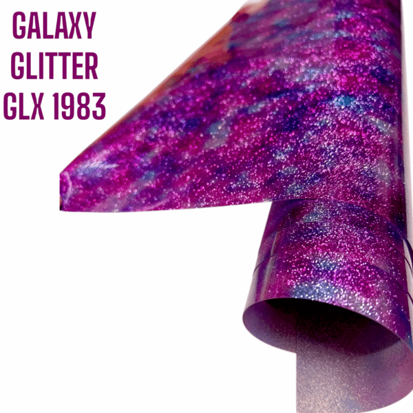 Folia GALAXY GLITTER GLX 1983 - PURPLE CAMO - obrazek 2