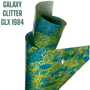 Folia GALAXY GLITTER GLX 1984 - YELLOW CAMO