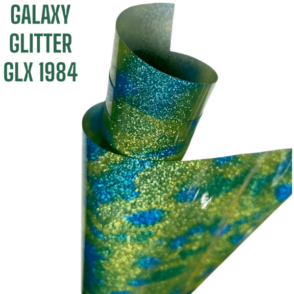 Folia GALAXY GLITTER GLX 1984 - YELLOW CAMO
