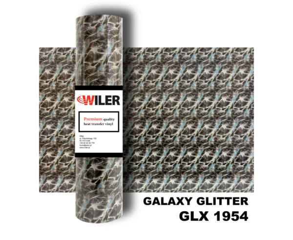 Folia GALAXY GLITTER GLX 1954 - SILVER LIGHTNING