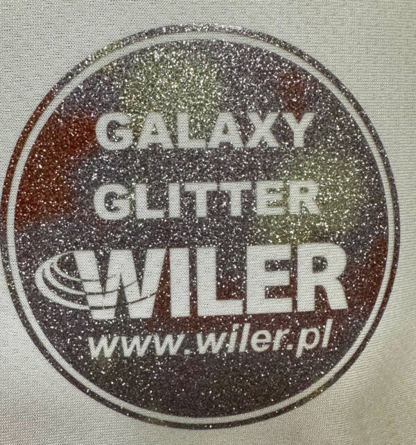 Folia GALAXY GLITTER GLX 1982 - SILVER CAMO - obrazek 2