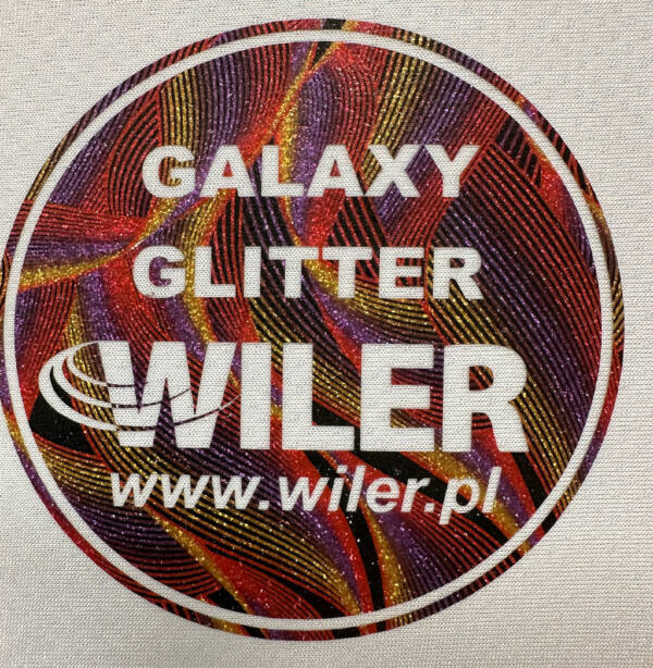 Folia GALAXY GLITTER GLX 1968 - RED WAVE - obrazek 2