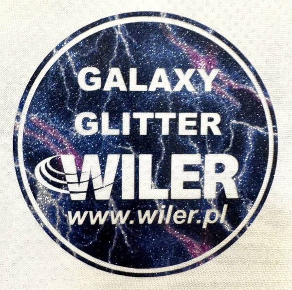 Folia GALAXY GLITTER GLX 1955 - BLUE LIGHTNING - obrazek 2