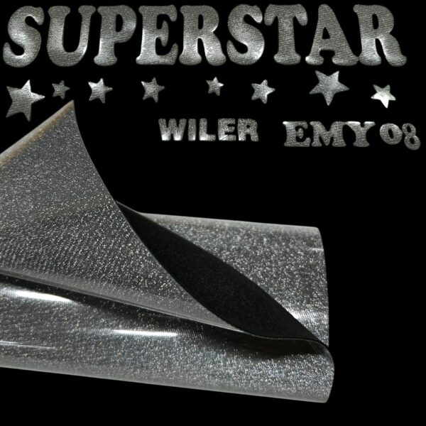 BRICK BROKATOWY - DWUKOLOROWY - EMY 08 SILVER-BLACK