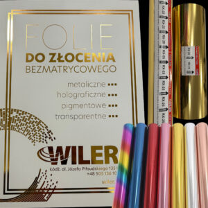 FOLIE DO ZŁOCENIA NA TONERZE