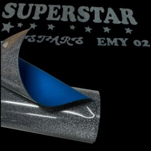 BRICK BROKATOWY - DWUKOLOROWY - EMY 02 SILVER-BLUE