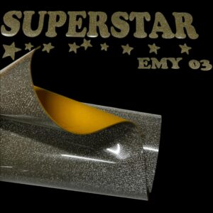 BRICK BROKATOWY - DWUKOLOROWY - EMY 03 SILVER-YELLOW