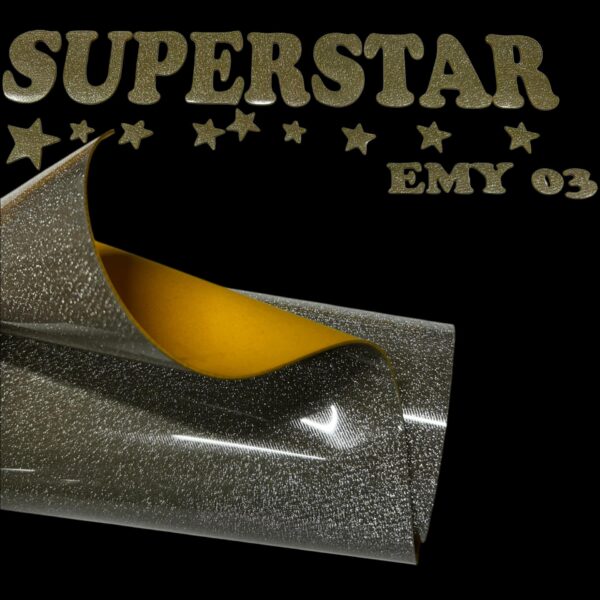 BRICK BROKATOWY - DWUKOLOROWY - EMY 03 SILVER-YELLOW