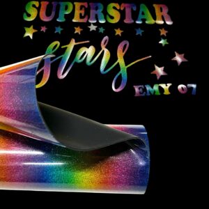 BRICK BROKATOWY - DWUKOLOROWY - EMY 07 RAINBOW-BLACK