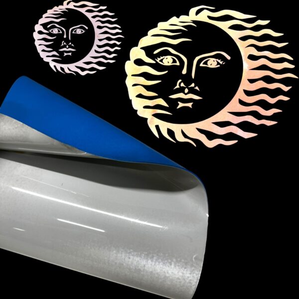 BRICK DWUKOLOROWY-ODBLASKOWY  - REF 03 SILVER-BLUE