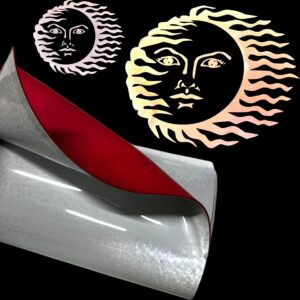 BRICK DWUKOLOROWY-ODBLASKOWY  - REF 06 SILVER-RED