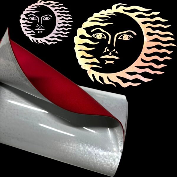 BRICK DWUKOLOROWY-ODBLASKOWY  - REF 06 SILVER-RED