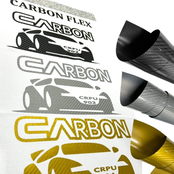 FOLIA CARBON PU FLEX - CRPU 902 BLACK - obrazek 2
