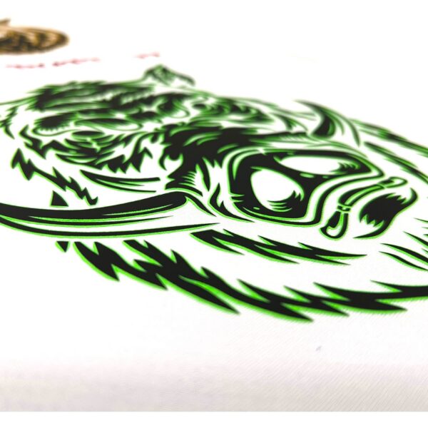 FLEX DWUKOLOROWY PUCHNĄCY - DWK PUFF 23 BLACK-GREEN - obrazek 2