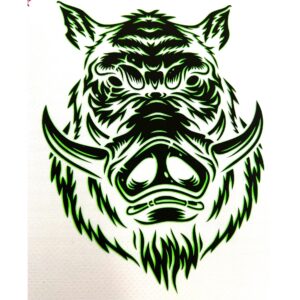 FLEX DWUKOLOROWY PUCHNĄCY - DWK PUFF 23 BLACK-GREEN