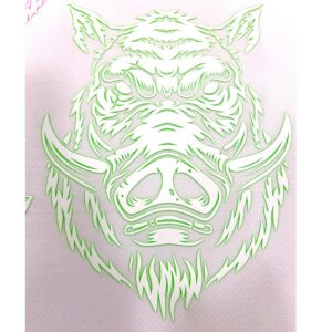 FLEX DWUKOLOROWY PUCHNĄCY - DWK PUFF 27 WHITE-GREEN