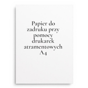 PAPIER INKJET B -ciemne tkaniny