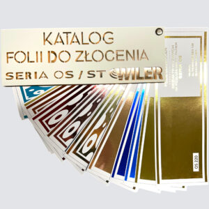 Wzornik folii do złoceń na tonerze -seria OS/ST