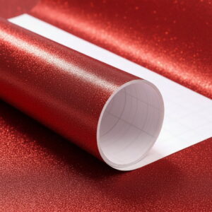 PAPIER BROKATOWY SAMOPRZYLEPNY CDM - 132 RED