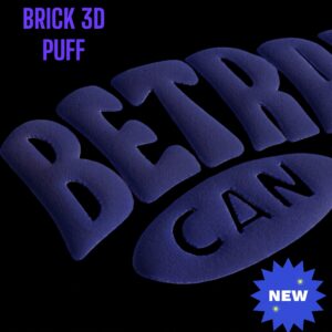 FOLIA BRICK 3D PUFF - XX 063 BLUE