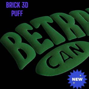 FOLIA BRICK 3D PUFF - XX 062 GREEN