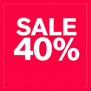 WYPRZEDAŻ - 40%